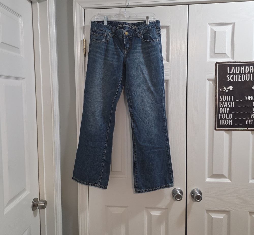 American Eagle Outfitters Women’s Dark Blue Boot Cut Jeans